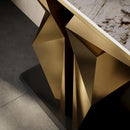 Hallway Modern Console Table Marble TopLuxury Co