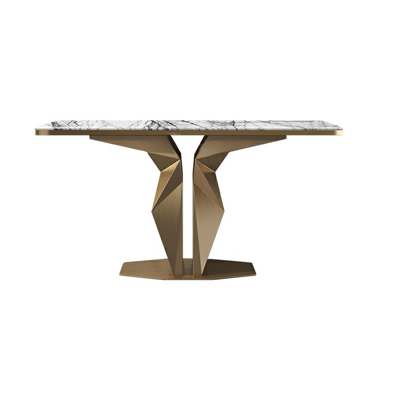 Hallway Modern Console Table Marble TopLuxury Co