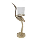 Hamlet Large Gold Crane Pillar Holder Modern Design 45cm - Luxury Co