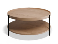 Layer Round Coffee Table - Natural 87cmLuxury Co