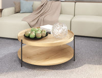 Layer Round Coffee Table - Natural 87cmLuxury Co