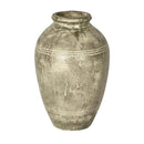 Leo Tall Grey Terracotta Urn Elegant Decorative Accent - Luxury Co