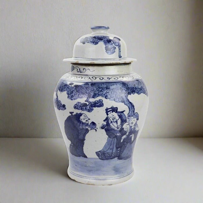 Liang Porcelain Ginger Jar Blue/White 35cm