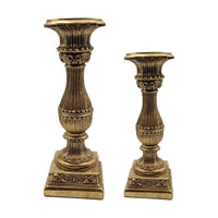 Luxury Gold Roman Candle Holders Set - Luxury Co