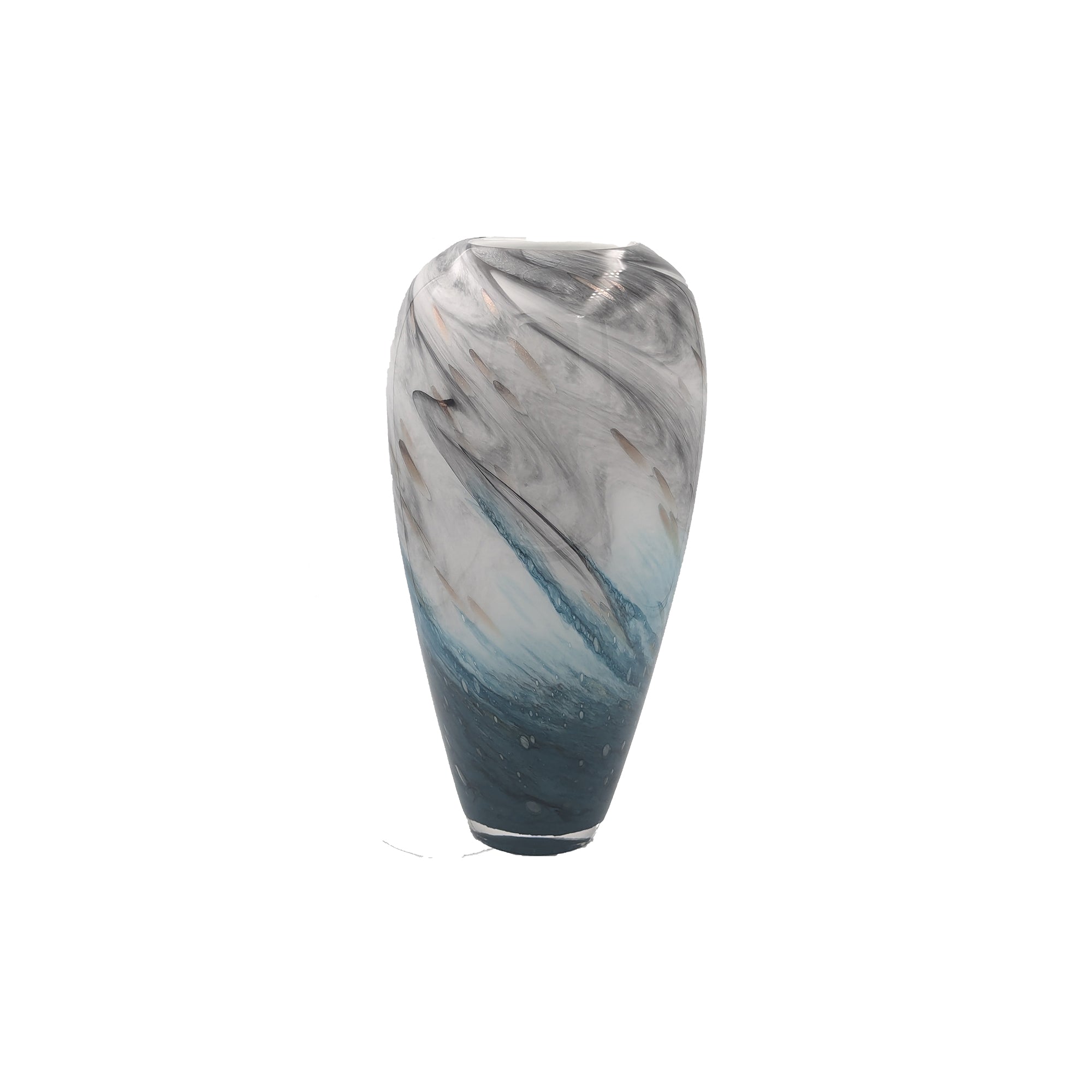 Marble Glass Vase | Luxury Flower Décor Pot