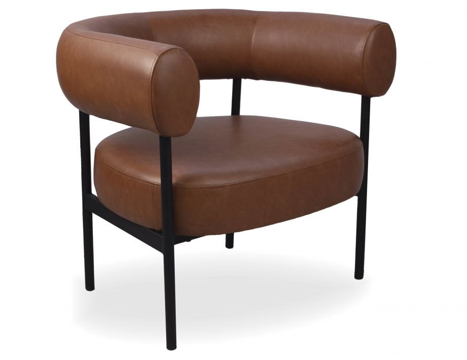 Marlowe Occasional Chair - Retro Brandy PU