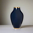 Midnight Ceramic Vase Navy Blue/Gold 41cm - Luxury Co