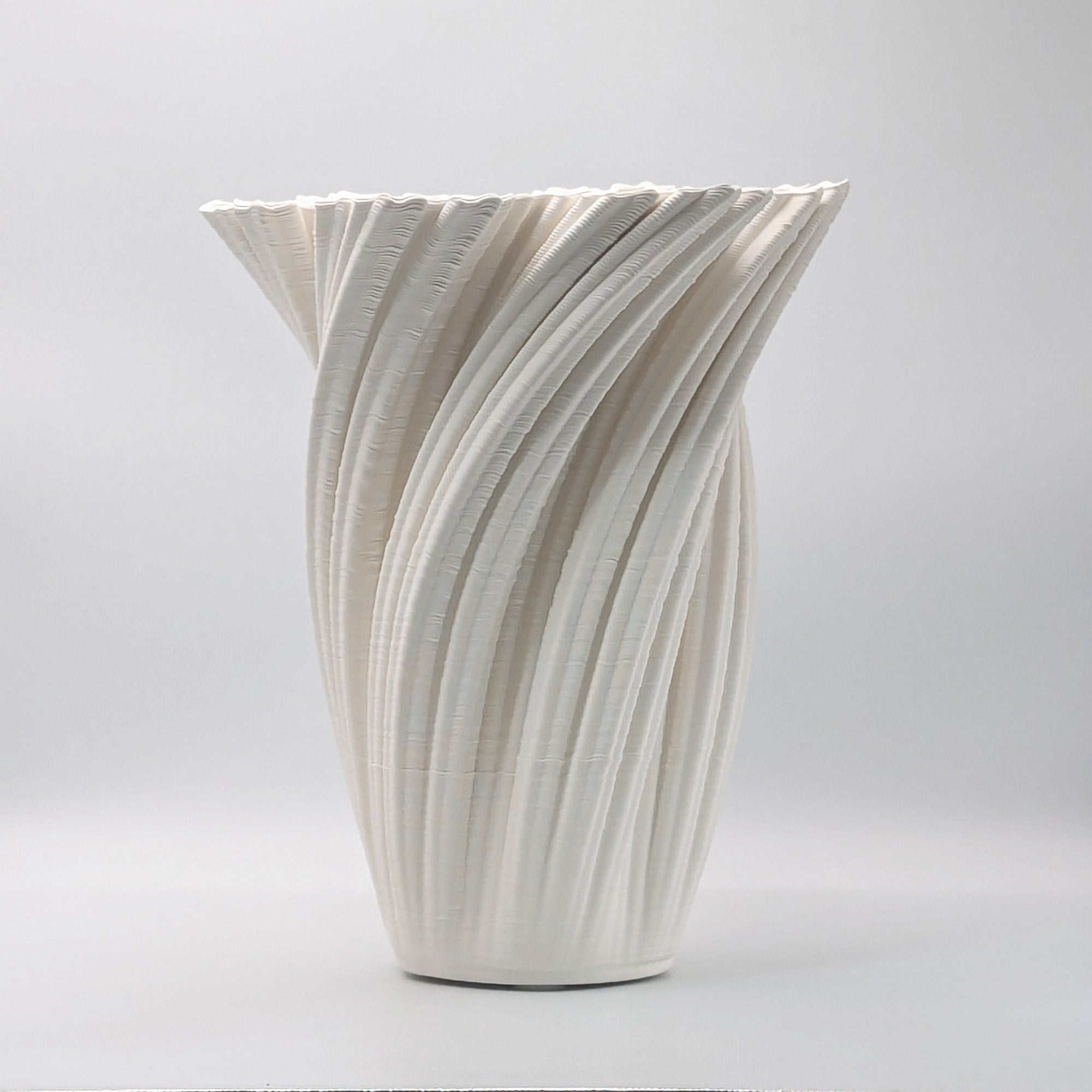 Milly Porcelain 3D Printing Flower Vase