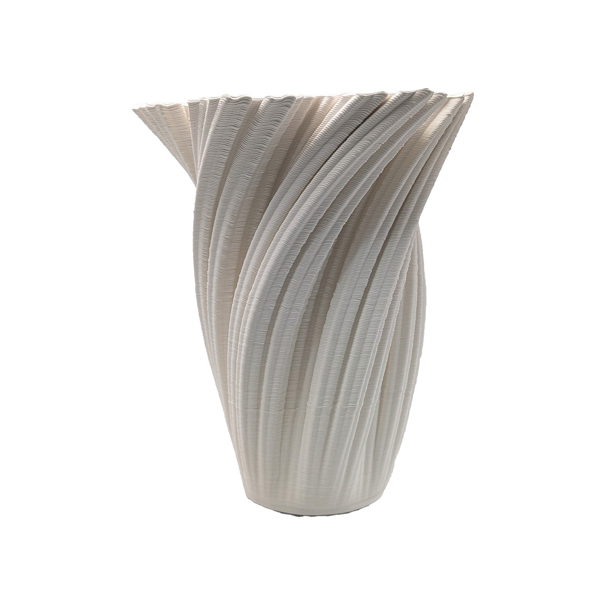 Milly Porcelain 3D Printing Flower Vase