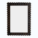 Carved Leaf Wooden Wall Mirror