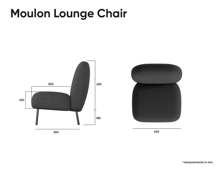 Moulon Chaise Lounge Chair - Cloud GreyLuxury Co