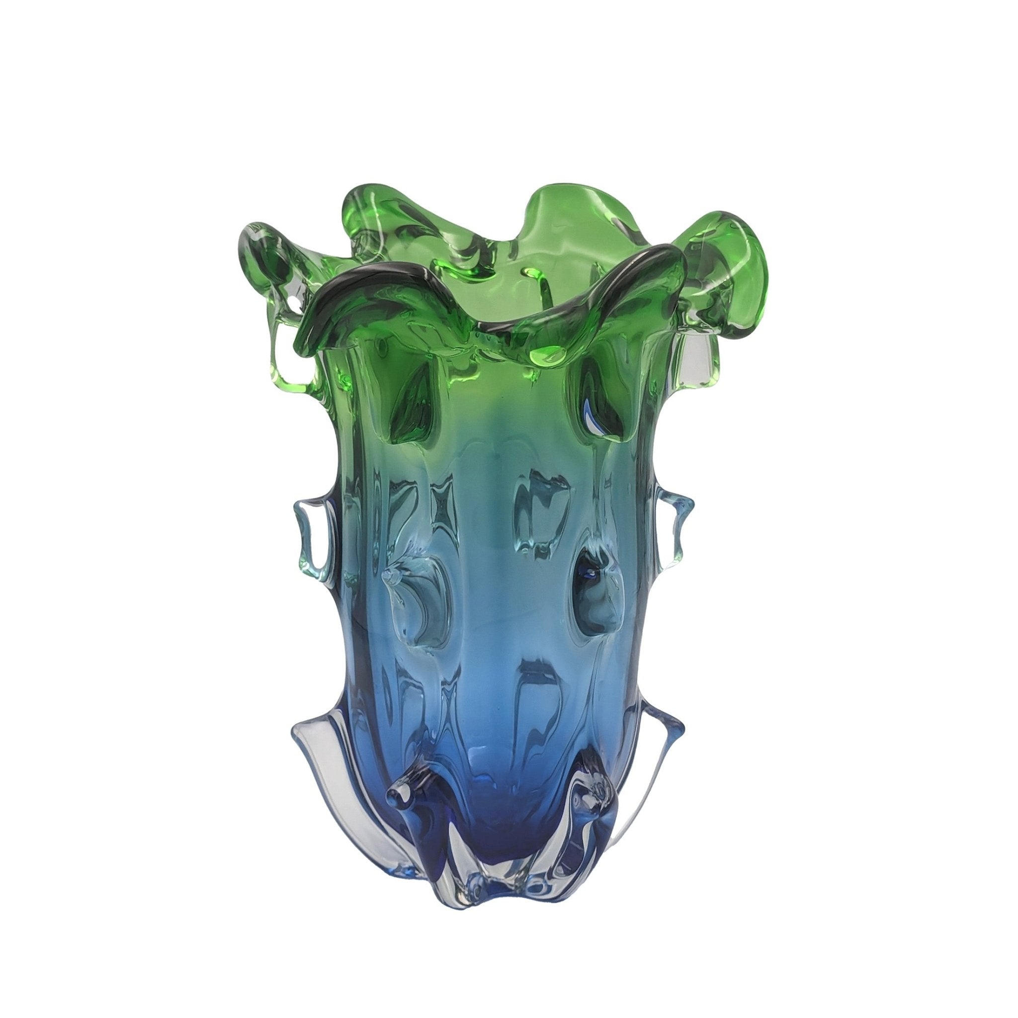 Murano Style Art Glass Vase