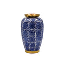 Oriental Ceramic Vase Gold/Blue 39cmLuxury Co