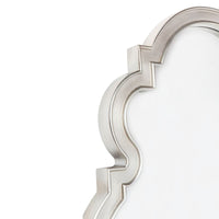 Paloma Ornate Wall Mirror - Antique Silver Finish 110cm - Luxury Co