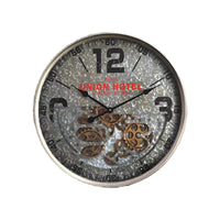 Paris Union Hotel Wall Clock Gear Moving 60cmLuxury Co