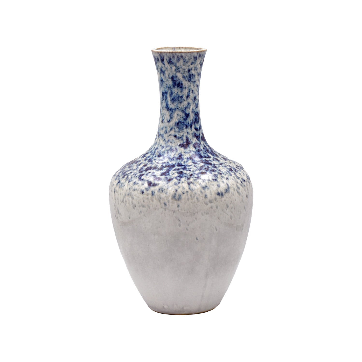 Rain Belly Ceramic Vase Large Blue/White 30cm