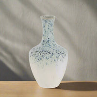 Rain Belly Ceramic Vase Large Blue/White 30cm - Luxury Co