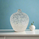 Rain Belly Ceramic Vase Small Blue/White 24cm - Luxury Co