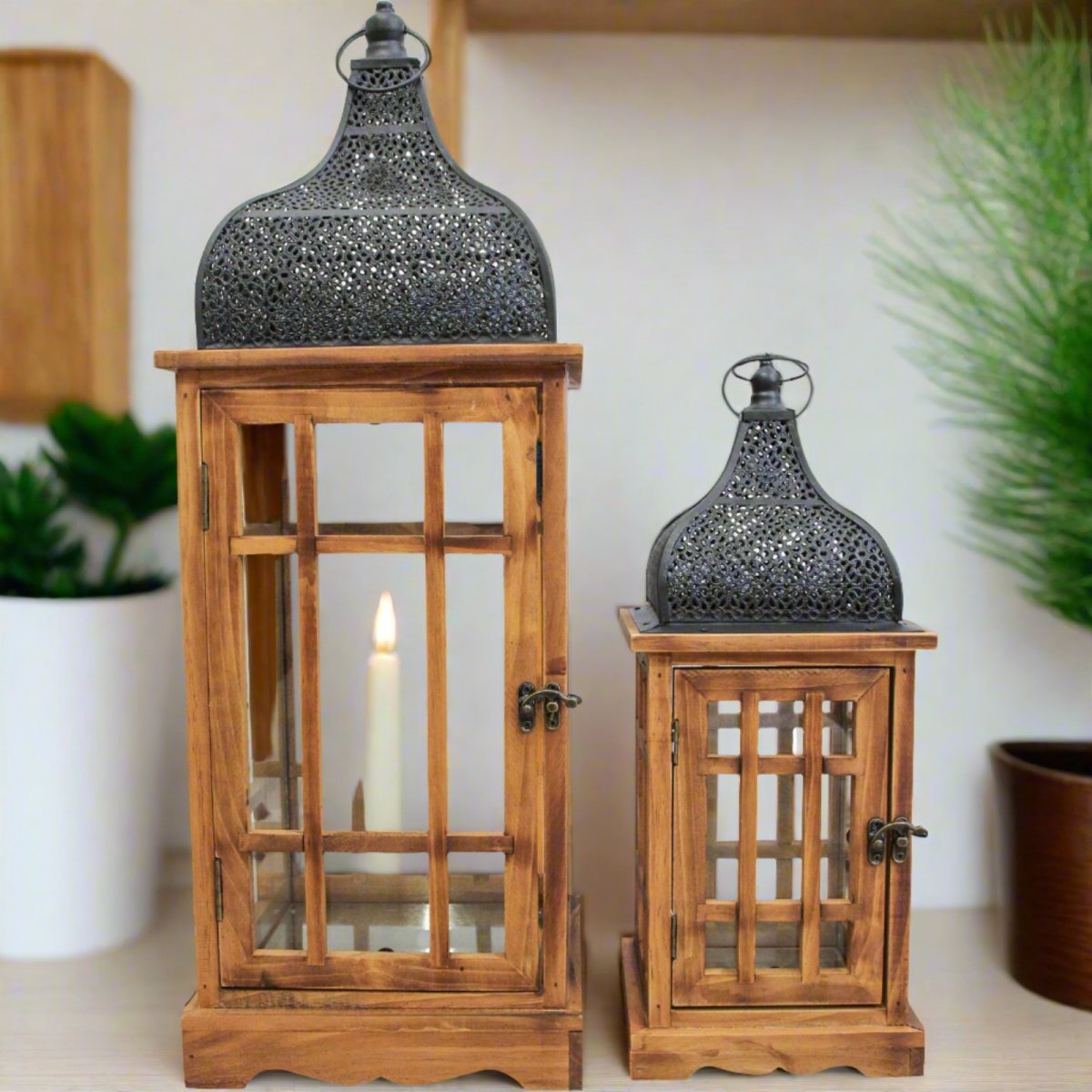 Retreat Lantern Candle Holders Set - Luxury Co