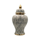 Royal Decorative Ginger Jar Black/WhiteLuxury Co