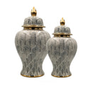 Royal Ginger Jar Set Black & WhiteLuxury Co