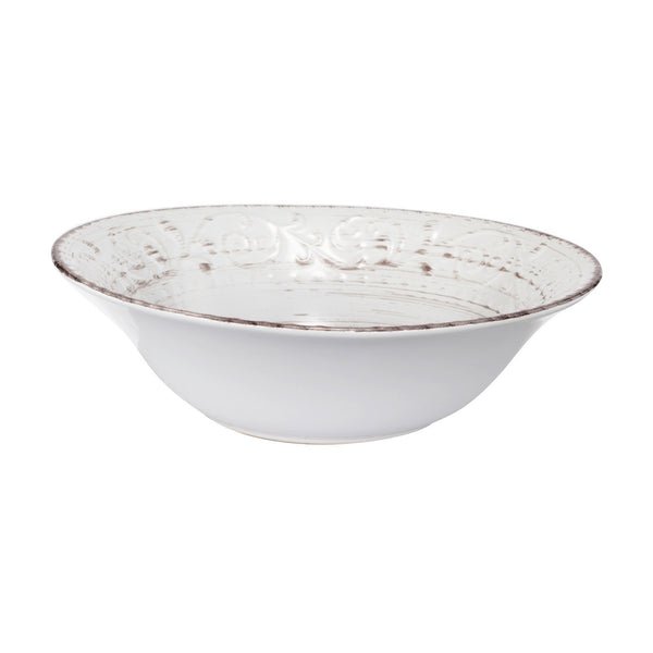 Rustic Charm Vintage Serving Bowl Cream