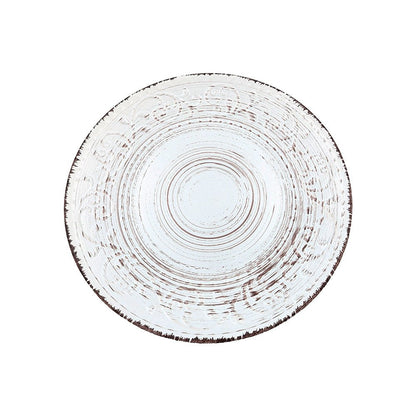 Rustic Fare Dinner Ceramic Plate Cream - Luxury Co