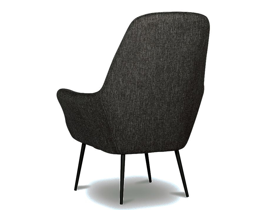 Soho Lounge Chair Stylish - CharcoalLuxury Co