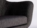 Soho Lounge Chair Stylish - CharcoalLuxury Co