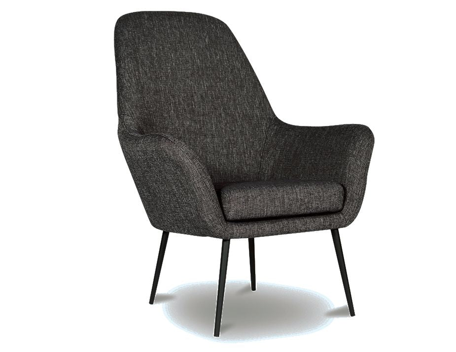 Soho Lounge Chair Stylish - CharcoalLuxury Co